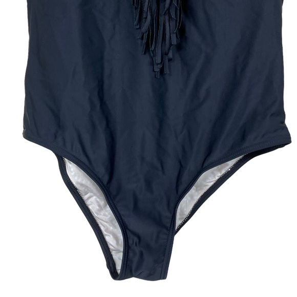 Cleobella Black Fringe One Piece Swimsuit - Picture 6 of 8